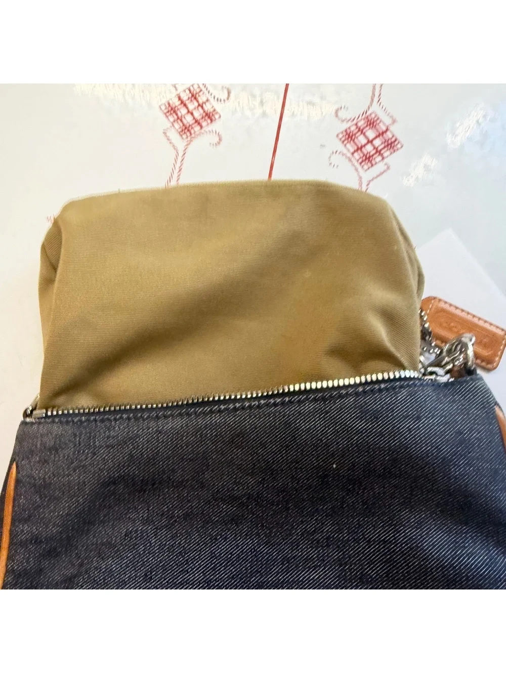 Coach Demi denim mini shoulder bag 2002 Y2K vintage